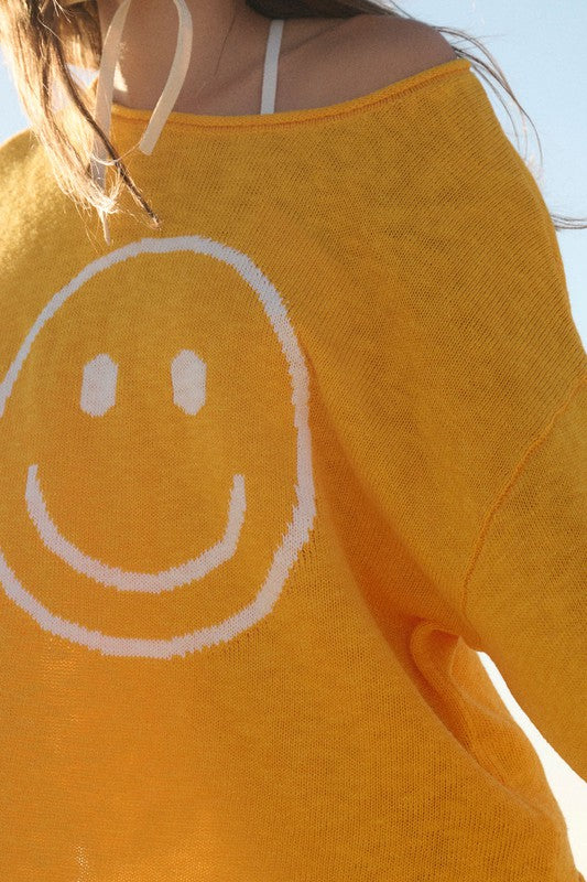 Smiles & Sunshine lightweight sweater