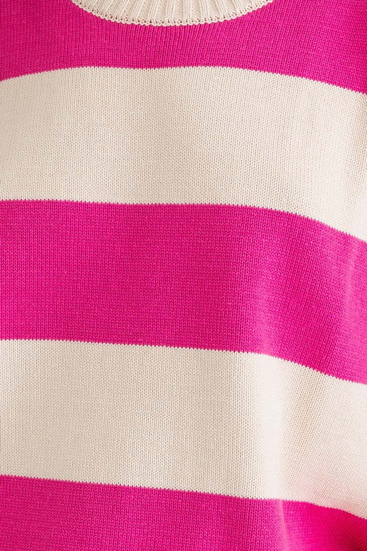 Court Stripes knit sweater