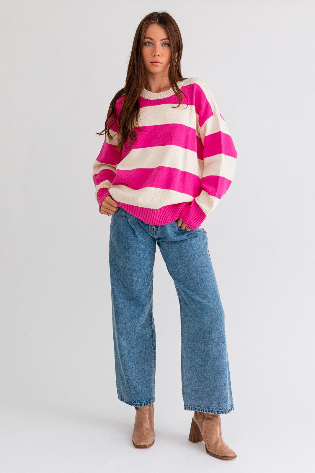 Court Stripes knit sweater
