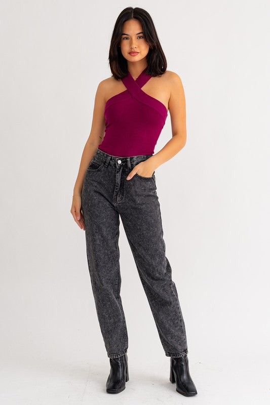 Reese halter bodysuit