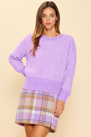 Katy super cozy sweater in Lavender