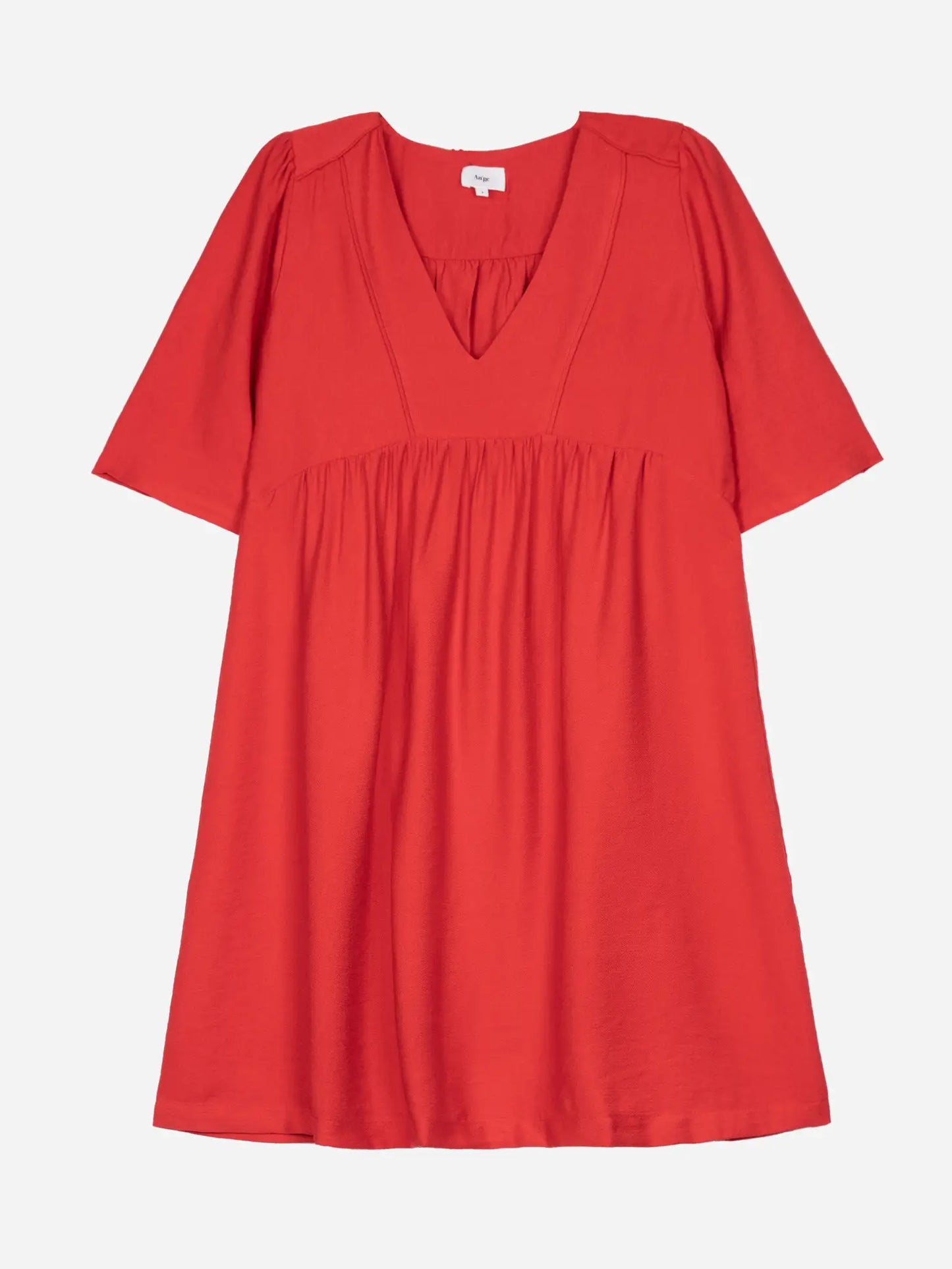 Bella Dress in true red