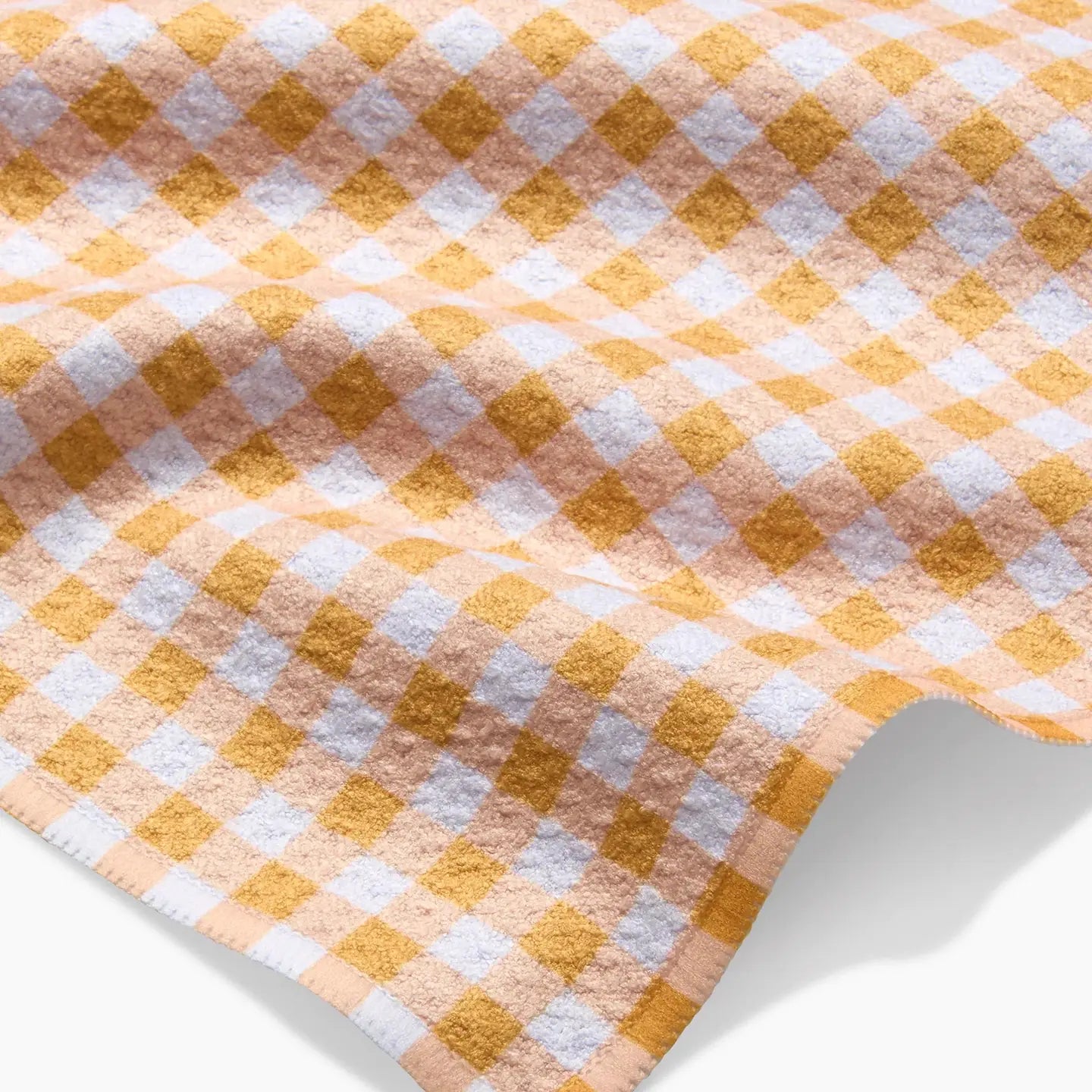 geometry dishcloth set of 3 -spring plaid