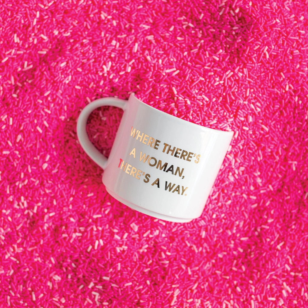 Where There's A Woman jumbo mug