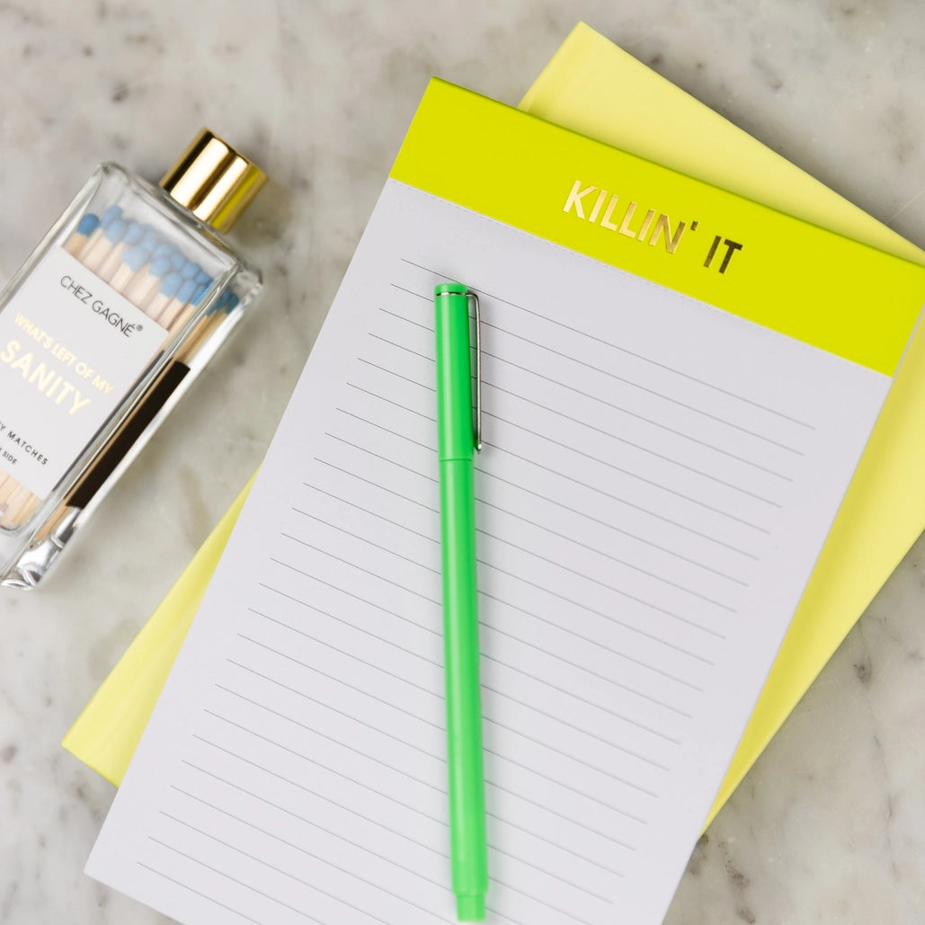 "Killin' It" notepad