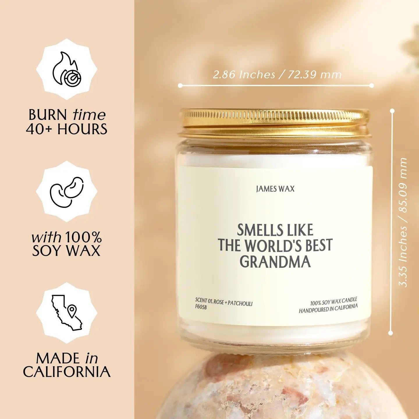world's best grandma candle