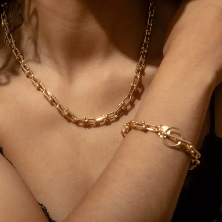 Gretta gold chain bracelet