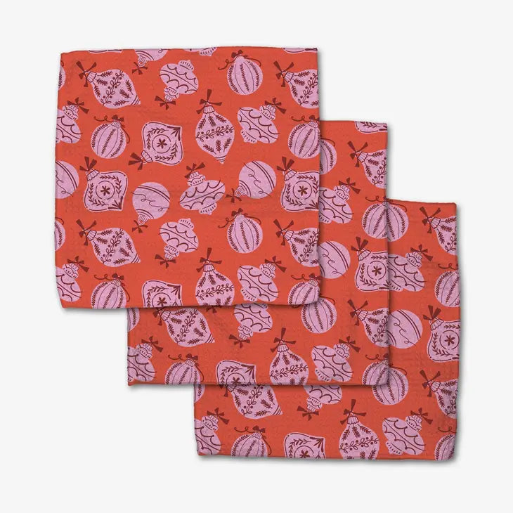 Ornaments dishcloth set