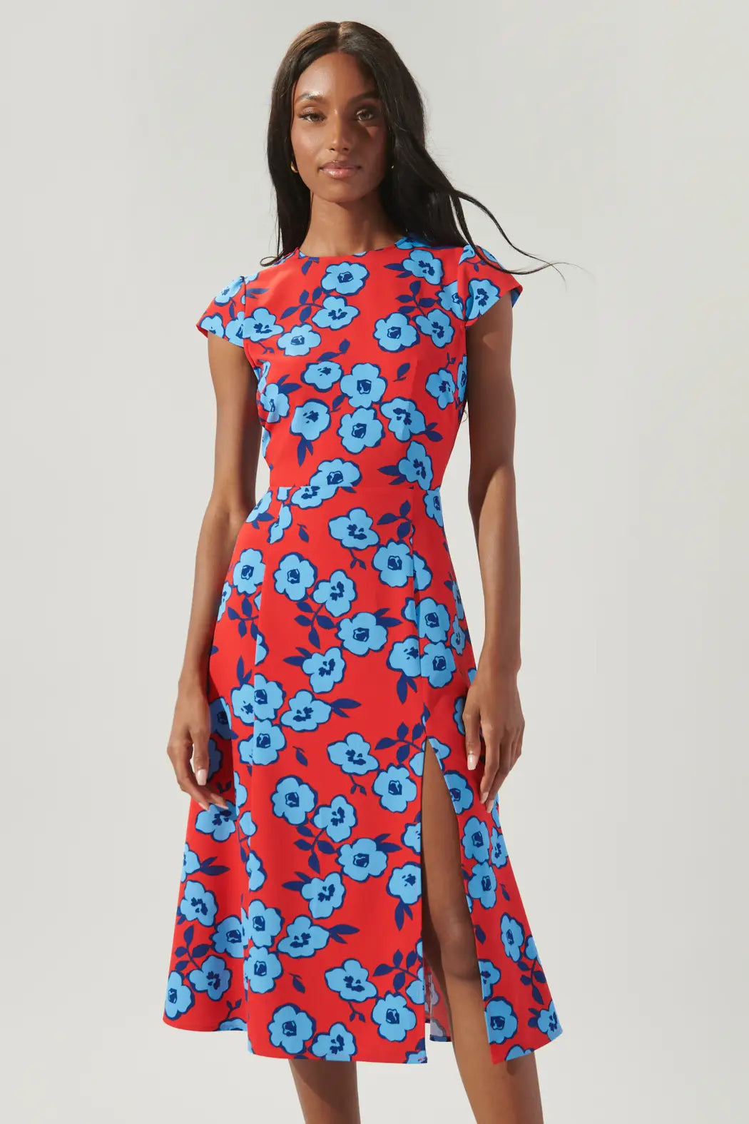 Millie floral midi dress