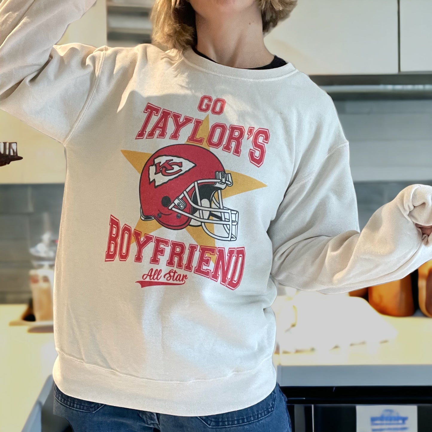 Go Taylors Boyfriend crewneck