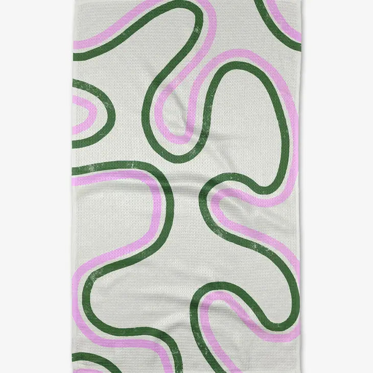 Geometry Tea Towel - Riding the Fun Train