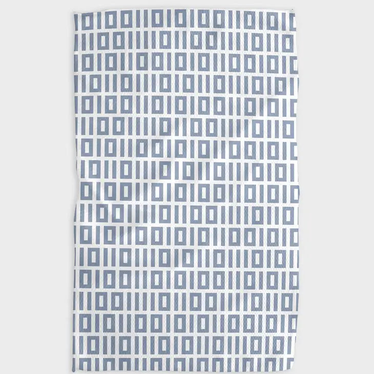 Geometry Tea Towel - It's Cool To Be Square