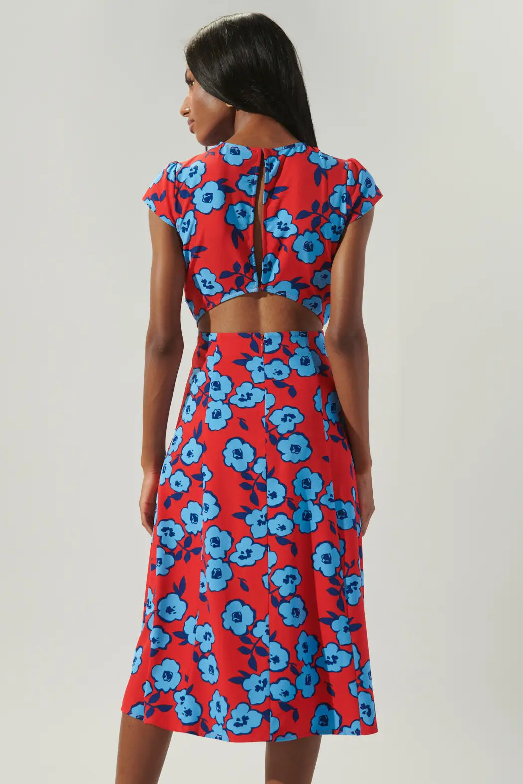 Millie floral midi dress