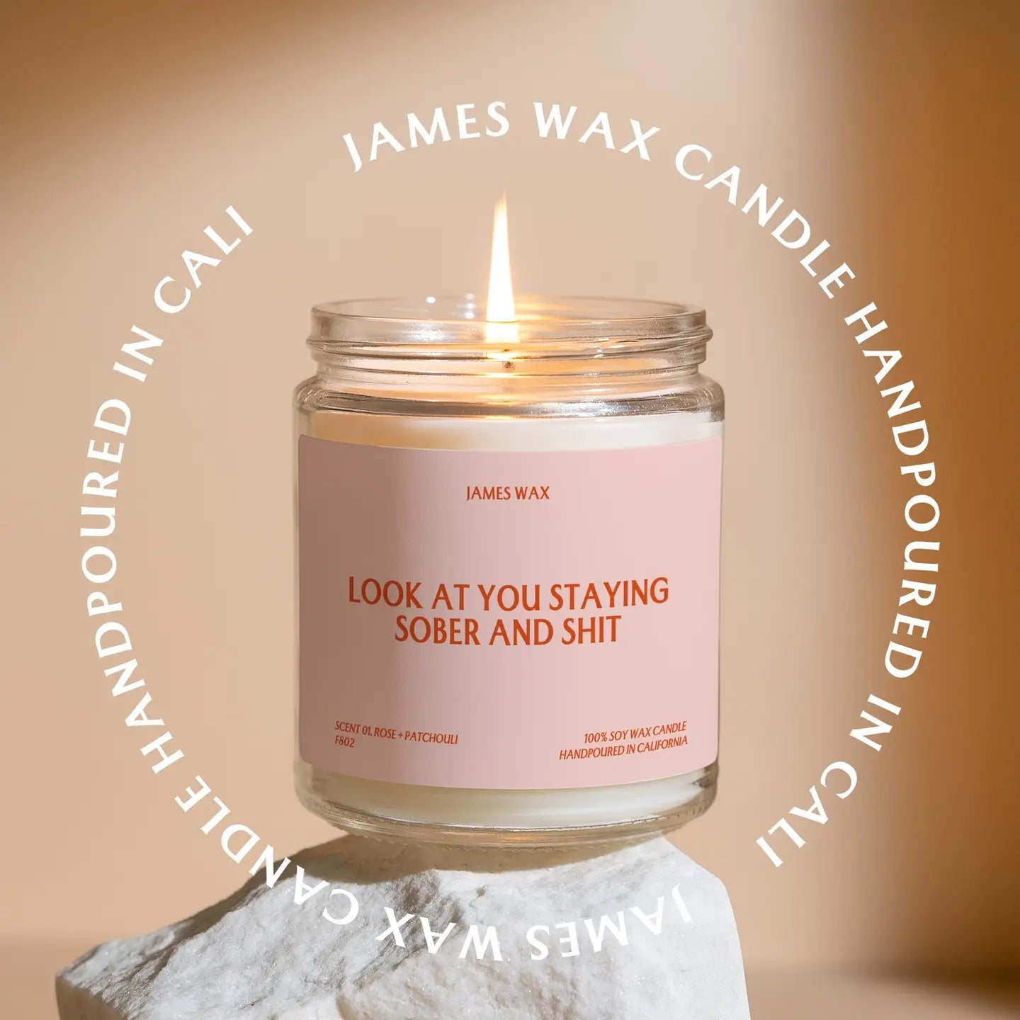 staying sober candle
