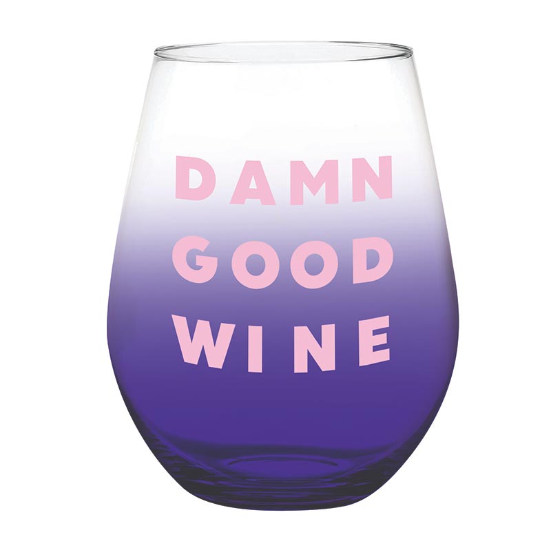 DAMN GOOD WINE jumbo glass - 30oz