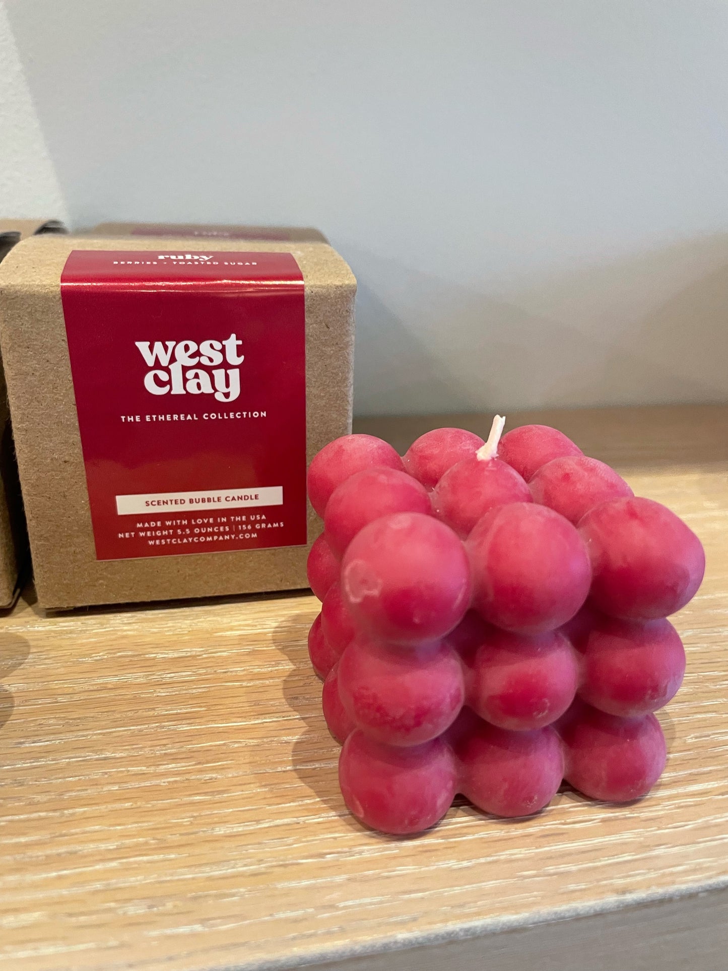 West Clay Bubble Candle - 4 options