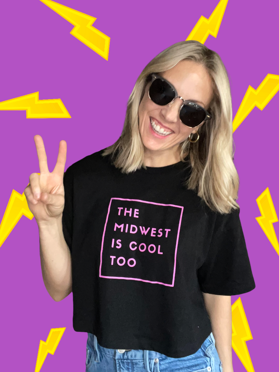 'Midwest is Cool, Too!' tee