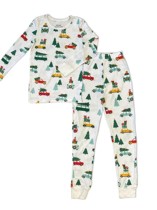 holiday bamboo 2pc pajamas