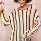 Stripes & Fringe summer sweater