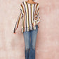 Stripes & Fringe summer sweater