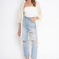 Summer Kimono in neutral cream