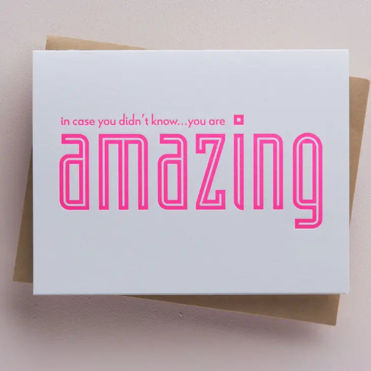 you are amazing card – POP & NOD