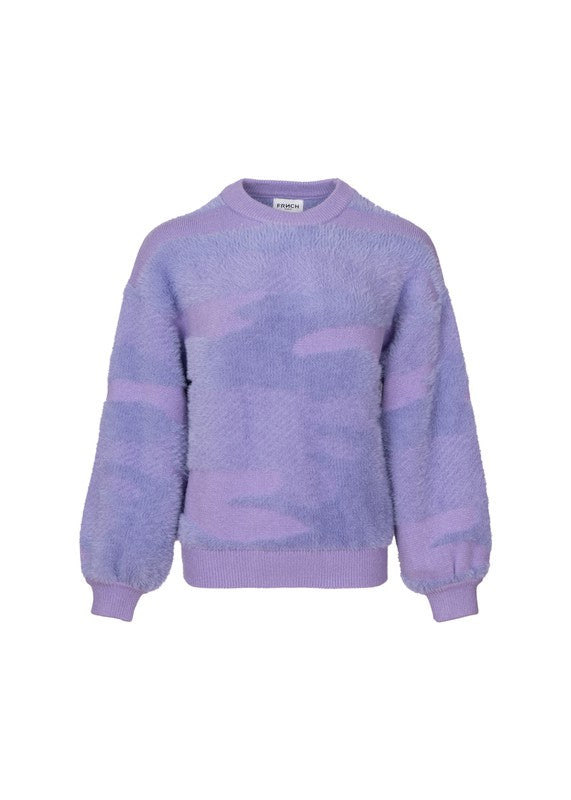 levi cozy pullover in lavender
