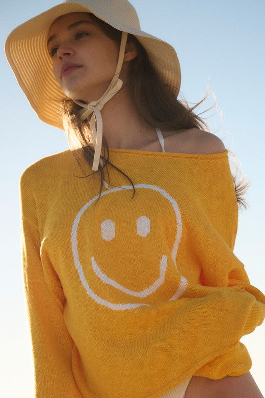 Smiles & Sunshine lightweight sweater