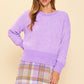 Katy super cozy sweater in Lavender