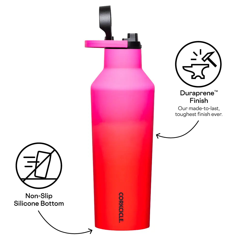 corkcicle 32 oz sports canteen - sangria