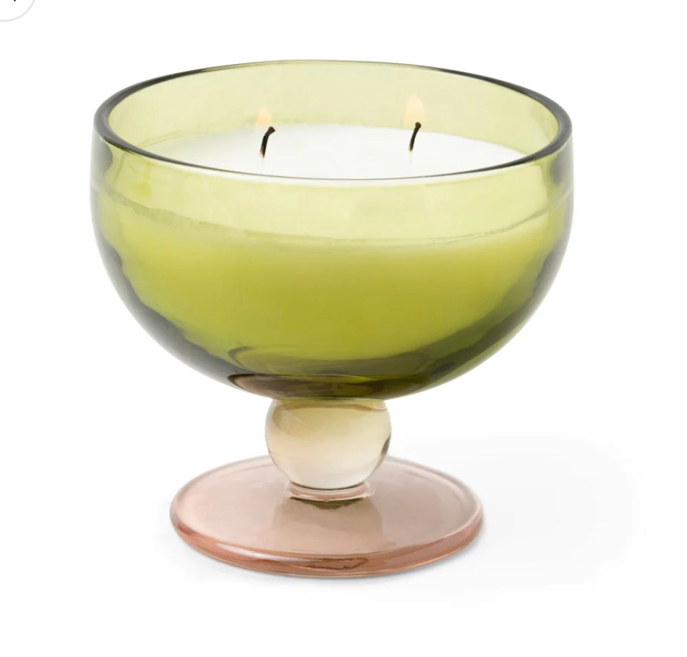 Aura tinted goblet - green - misted lime 6oz
