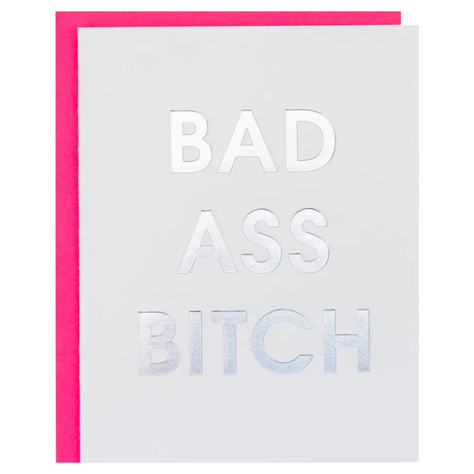 bad ass bitch card