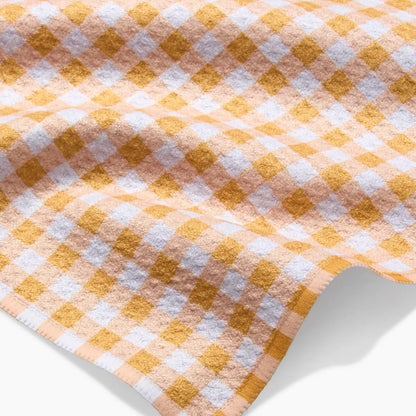 geometry dishcloth set of 3 -spring plaid