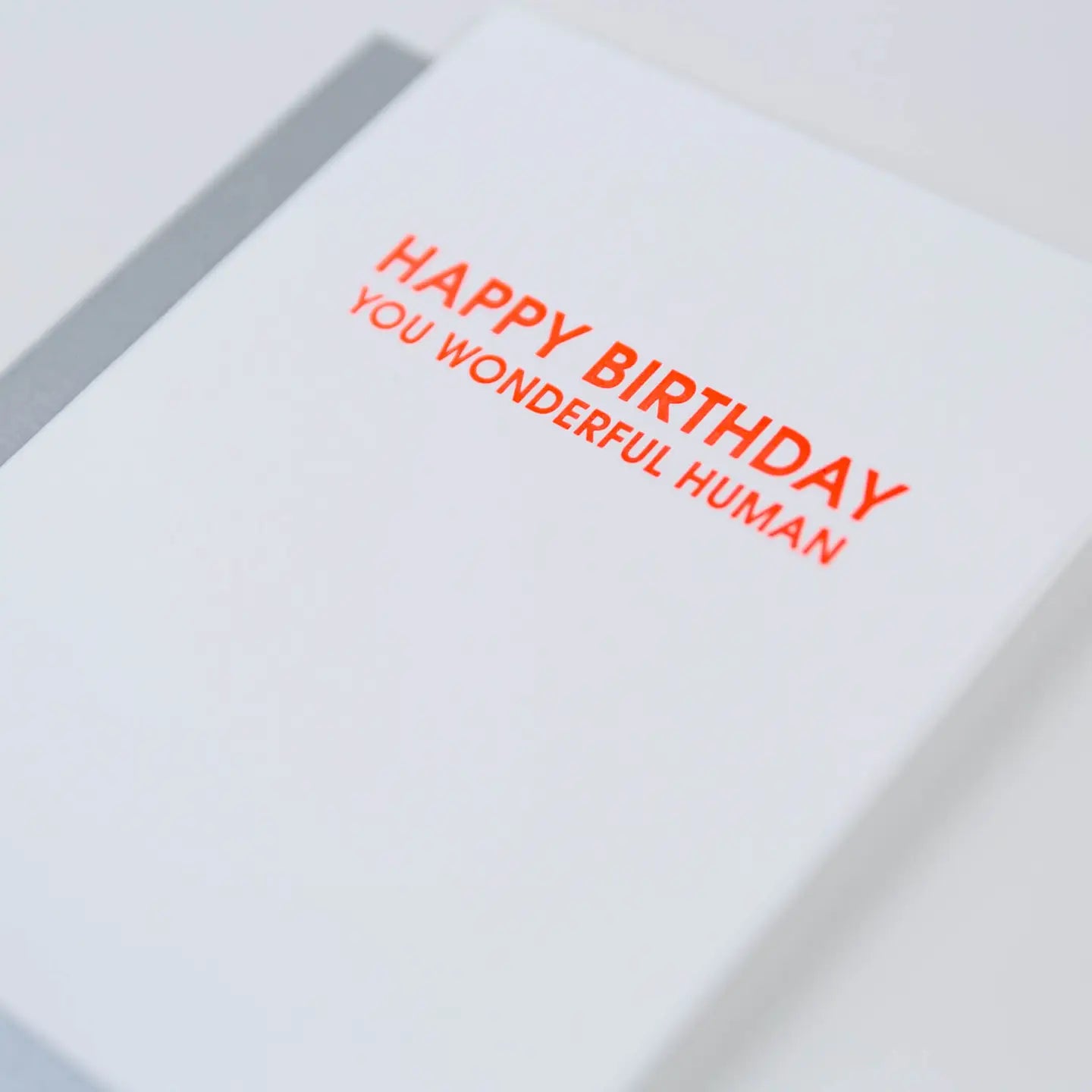 birthday wonderful human card