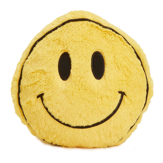 warmies weighted plush smiley face