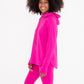 Look Alive hoodie in bright magenta
