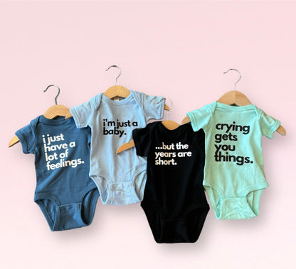 Unisex baby onesie, newborn baby gift, funny baby gifts