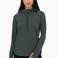 Look Alive hoodie in dark olive