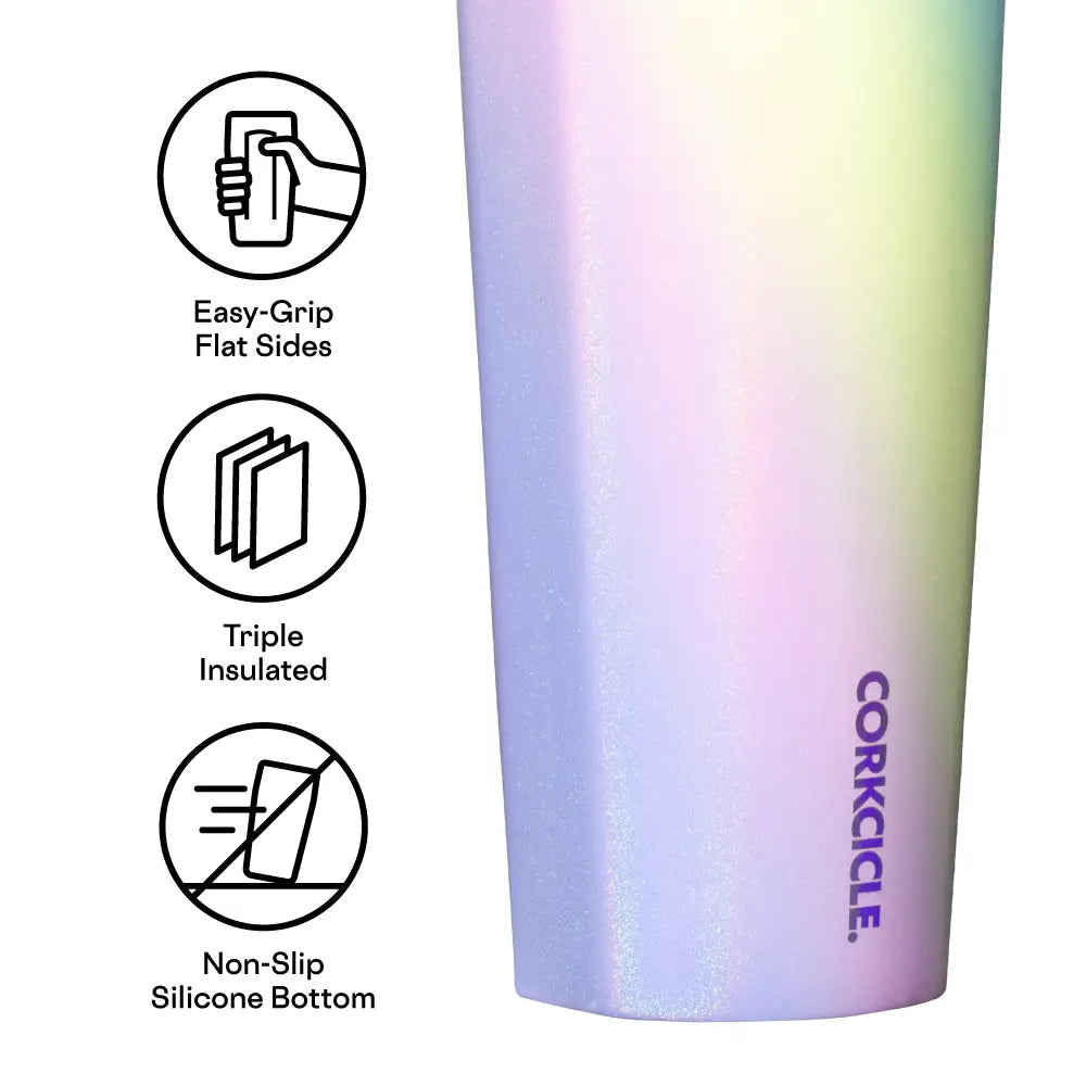 corkcicle 24 oz cold cup - rainbow unicorn