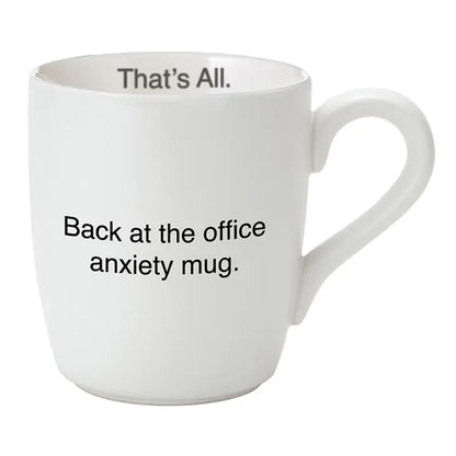 back at the office mug
