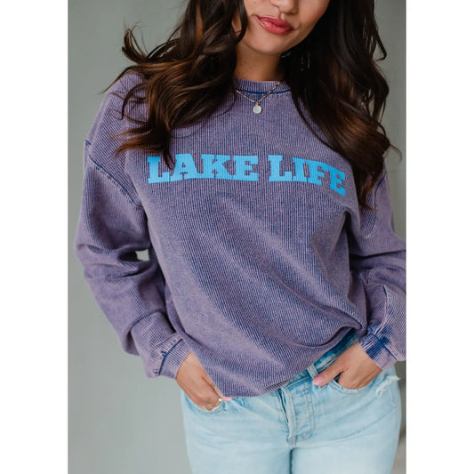 lake life corded pullover