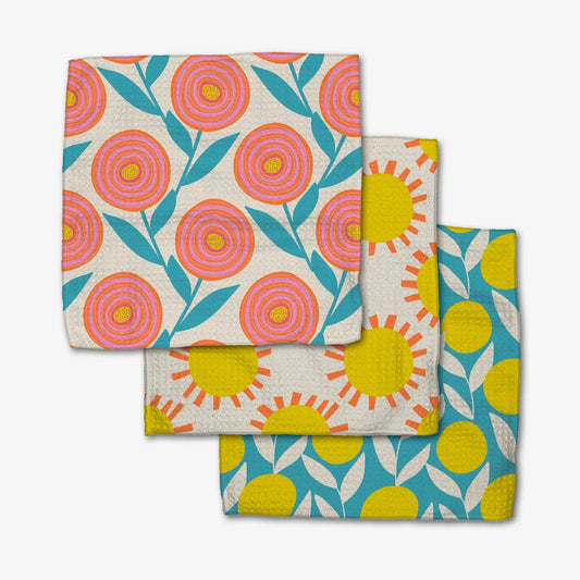 geometry dishcloth set of 3 - parade