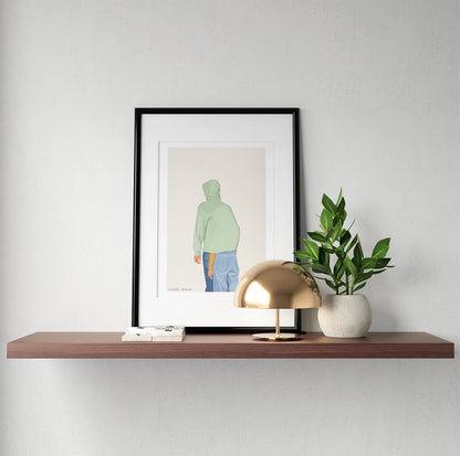 my favorite place print by giselle dekel