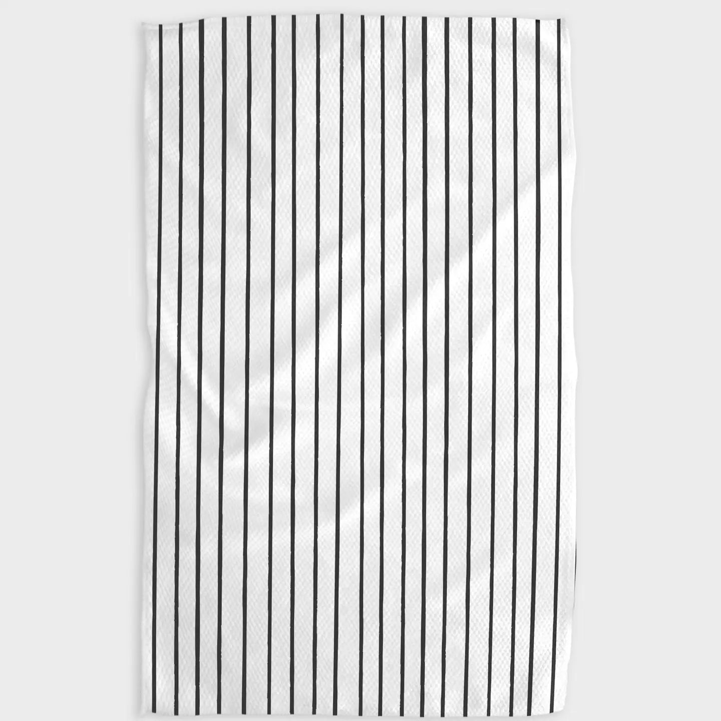 geometry tea towel - linen stripe