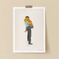Hug Me print by Giselle Dekel