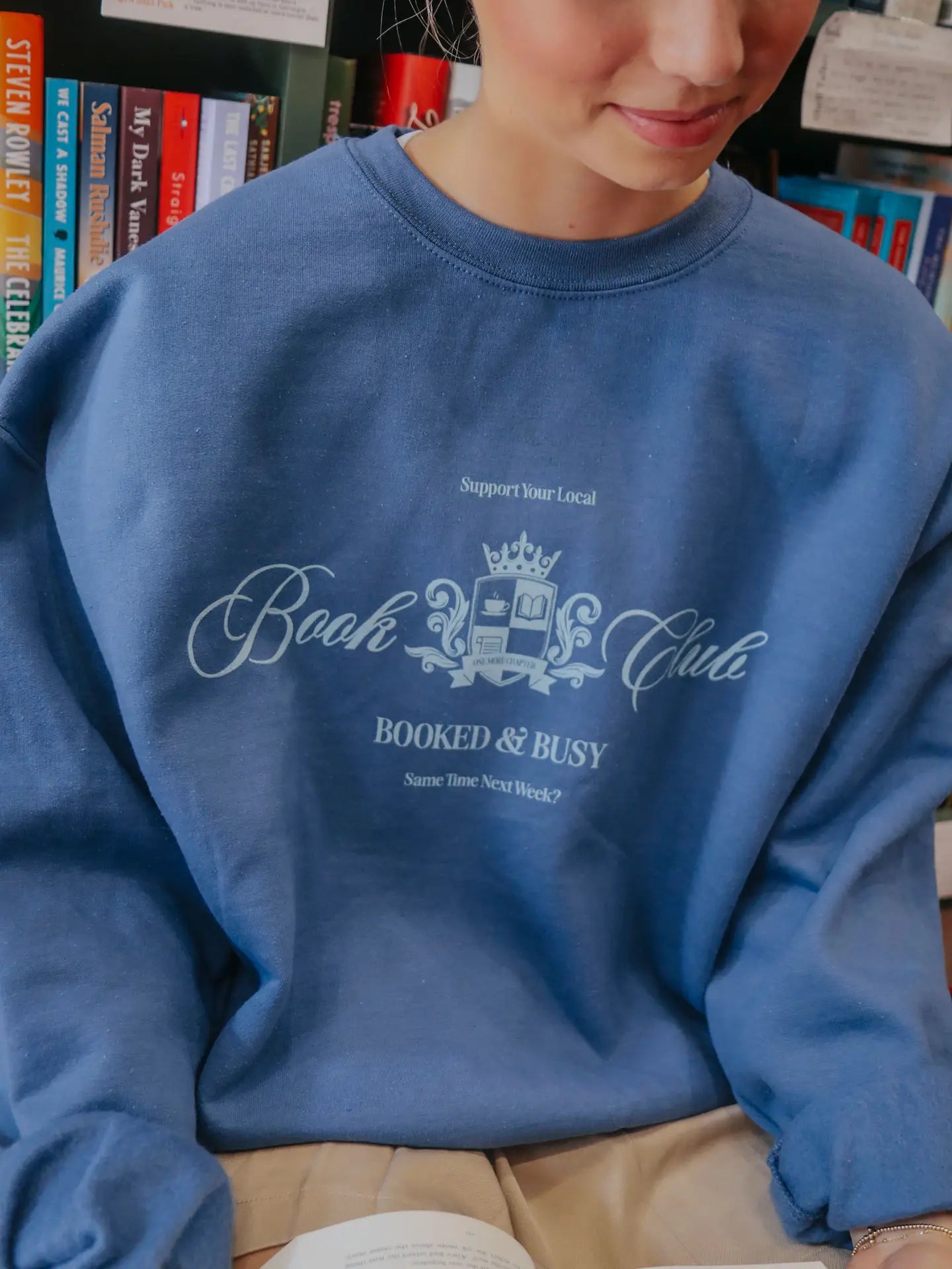 book club crewneck sweatshirt