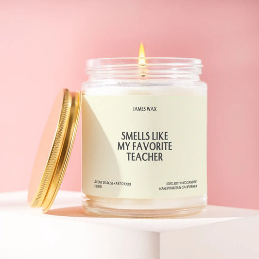 favorite teacher candle