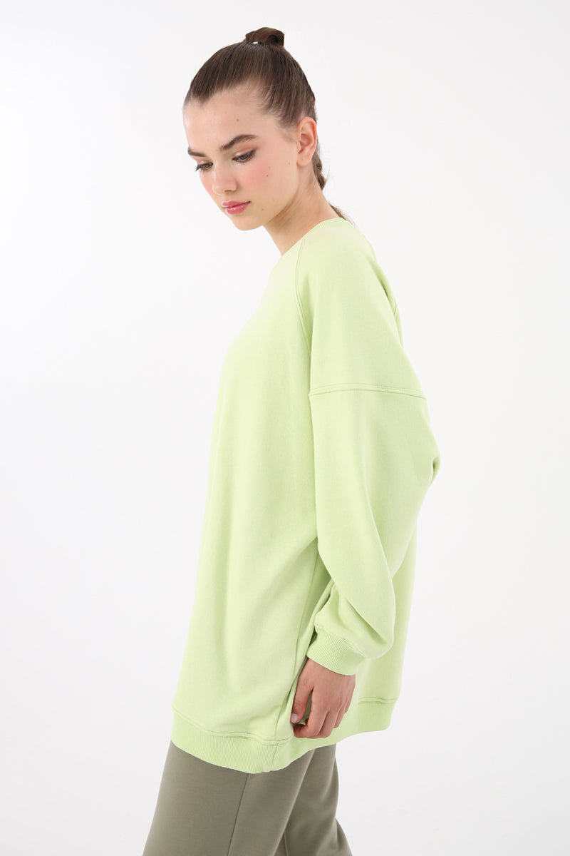 lime oversized pullover