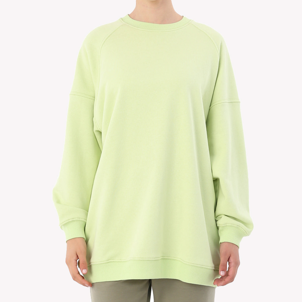 Lime oversized pullover