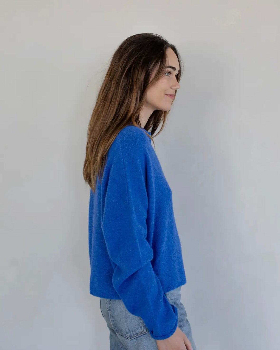 piper cozy cardigan - blue